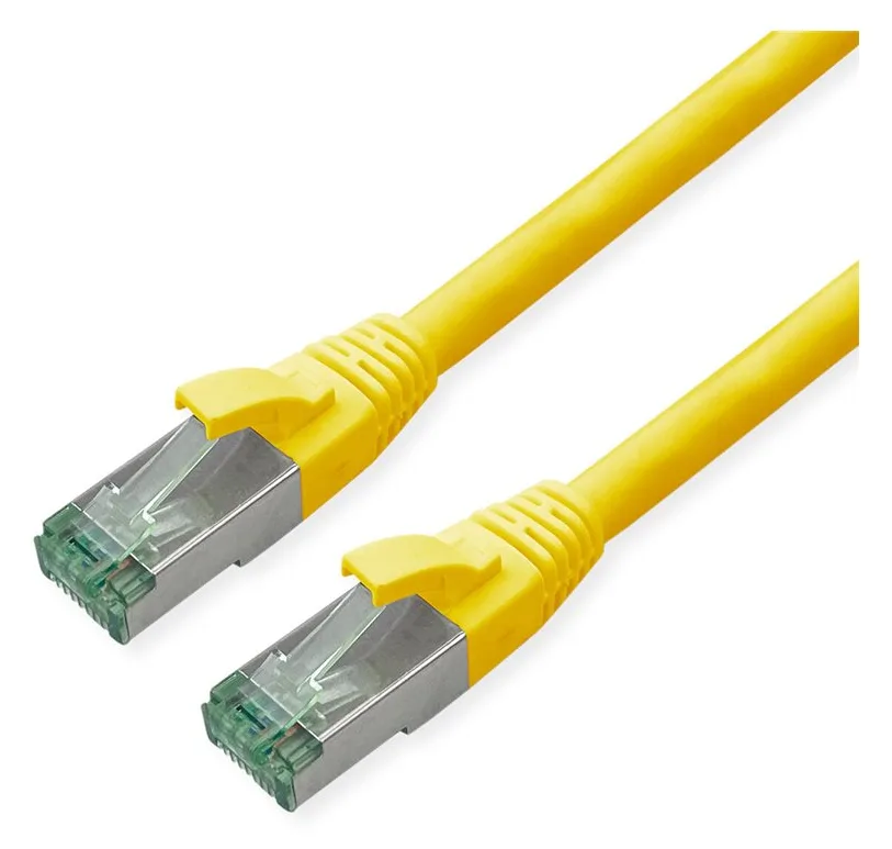 ROLINE RM S/FTP Patchkabel Kat6A/Kl.EA TPE gelb 5m - FTP - PIMF, Ansicht 4