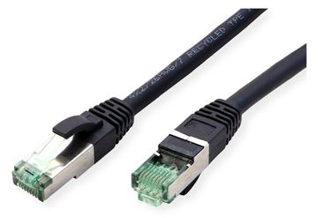 ROLINE RM S/FTP Patchkabel Kat6A/Kl.EA TPE schwarz 1.5m - FTP - PIMF von LumaTech
