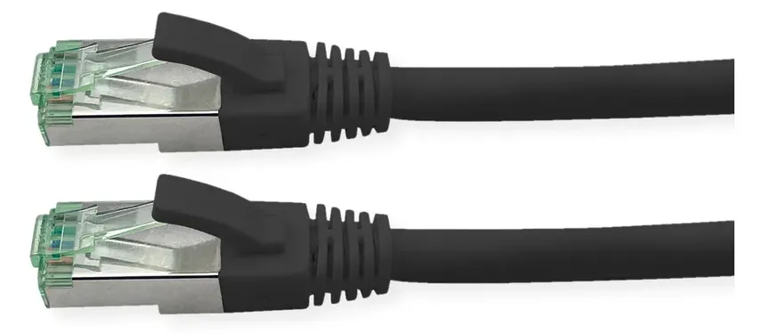 ROLINE RM S/FTP Patchkabel Kat6A/Kl.EA TPE schwarz 15m - FTP - PIMF, Ansicht 3