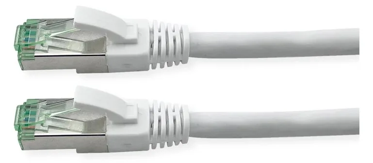 ROLINE RM S/FTP Patchkabel Kat6A/Kl.EA TPE weiss 1m - FTP - PIMF, Ansicht 4