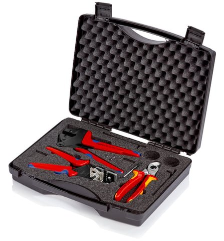 KNIPEX Werkzeugkoffer für Photovoltaik 97 91 01