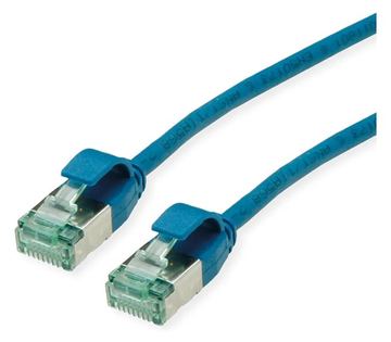 ROLINE RM U/FTP Patchkabel Kat.6A/Kl.EA SLIM blau 3m - FTP von LumaTech