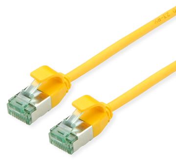 ROLINE RM U/FTP Patchkabel Kat.6A/Kl.EA SLIM gelb 0.15m - FTP von LumaTech