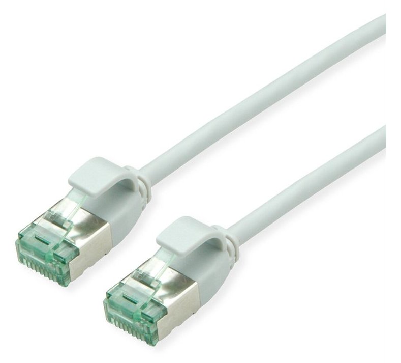 ROLINE RM U/FTP Patchkabel Kat.6A/Kl.EA SLIM grau 3m - FTP