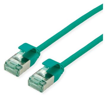 ROLINE RM U/FTP Patchkabel Kat.6A/Kl.EA SLIM gruen 0.3m - FTP von LumaTech