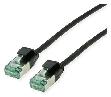 ROLINE RM U/FTP Patchkabel Kat.6A/Kl.EA SLIM schwarz 5m - FTP von LumaTech