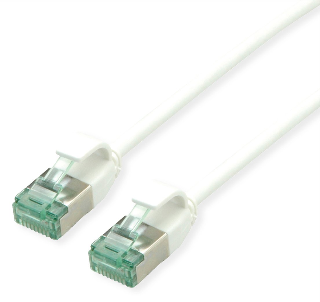ROLINE RM U/FTP Patchkabel Kat.6A/Kl.EA SLIM weiss 3m - FTP