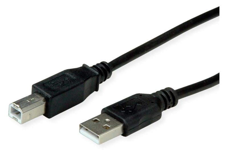 ROLINE RM USB2.0 Kabel, A-B, ST/ST,0,8m - ROLINE RM USB 2.0 Kabel - Typ A-B von LumaTech