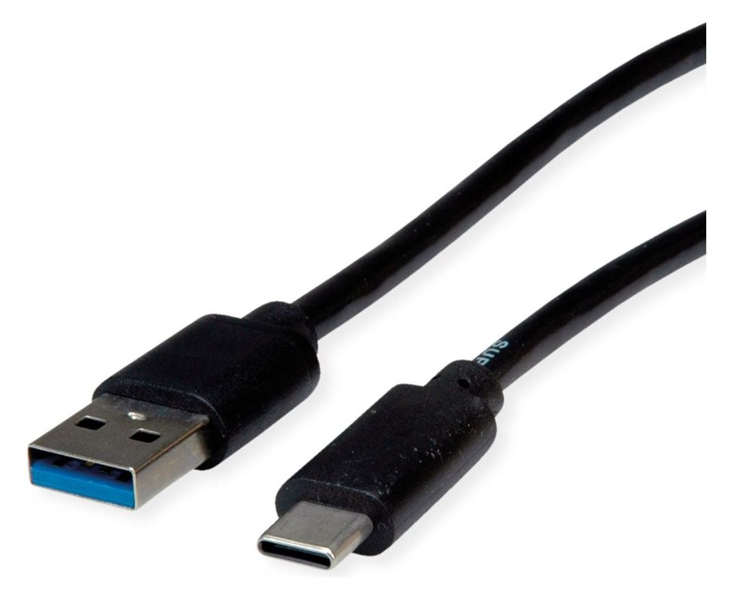 ROLINE RM USB3.2 Gen1 Kabel, A-C, ST/ST, 0,5m, Daten< 5Gbit/s, Strom 5V/900mA - Kabel - Digital/Daten von LumaTech