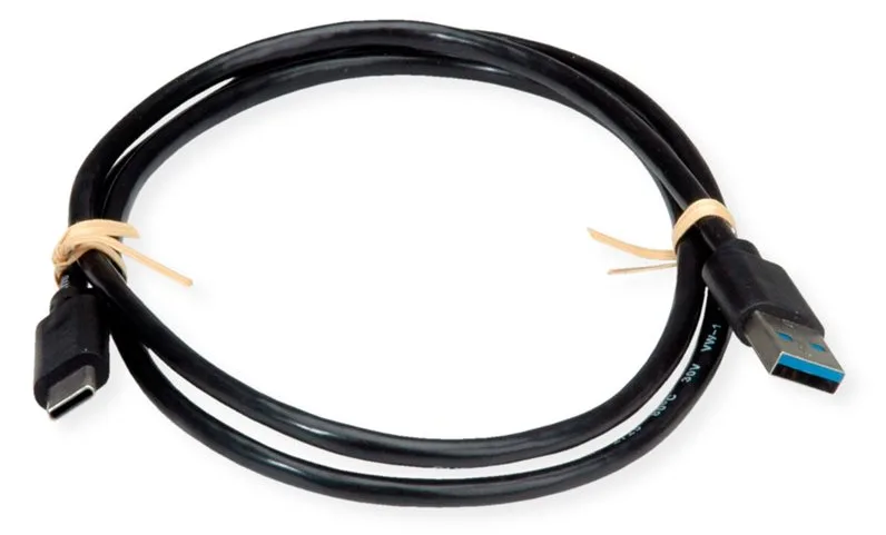 ROLINE RM USB3.2 Gen1 Kabel, A-C, ST/ST, 1m, Daten< 5Gbit/s, Strom 5V/900mA - Kabel - Digital/Daten, Ansicht 4