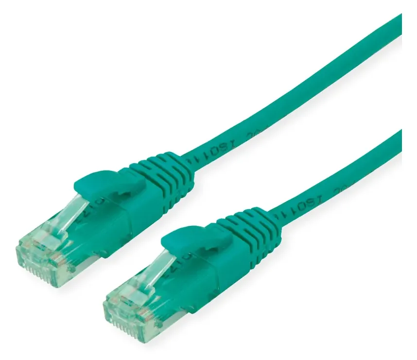 ROLINE RM UTP Patchkabel Kat6A/Kl.EA gruen 0.5m - UTP, Ansicht 2