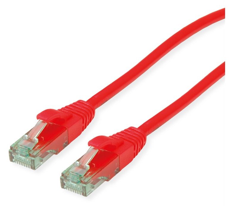 ROLINE RM UTP Patchkabel Kat6A/Kl.EA rot 2m - UTP