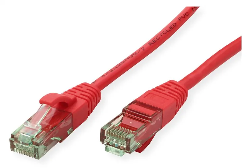 ROLINE RM UTP Patchkabel Kat6A/Kl.EA rot 3m - UTP, Ansicht 3