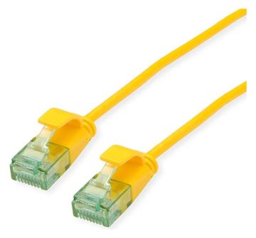 ROLINE RM UTP Patchkabel Kat6A/Kl.EA SLIM gelb 3m - UTP von LumaTech