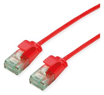 ROLINE RM UTP Patchkabel Kat6A/Kl.EA SLIM rot 5m - UTP von LumaTech