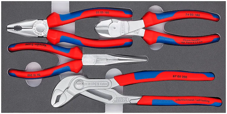 KNIPEX Zange - 4 Stücke - in Ablagekasten, Ansicht 2