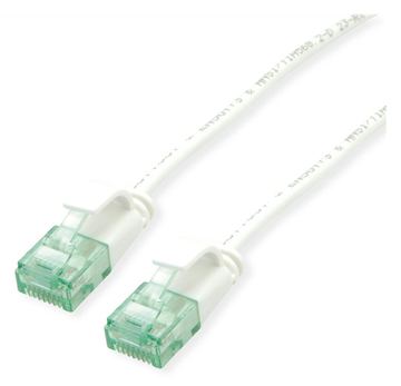 ROLINE RM UTP Patchkabel Kat6A/Kl.EA SLIM weiss 3m - UTP von LumaTech