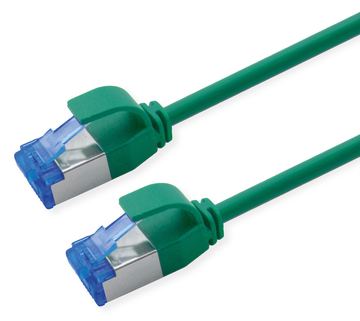 ROLINE S/FTP Patchkabel Kat.6A Slim verknotungsfrei gruen - Netzwerk - CAT 6a von LumaTech