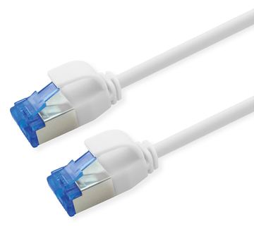 ROLINE S/FTP Patchkabel Kat.6A Slim verknotungsfrei weiss - Netzwerk - CAT 6a von LumaTech