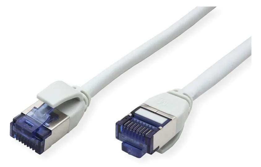 ROLINE S/FTP Patchkabel Kat.6A TPE PoE-tauglich verknotungsfrei grau 1.5m - Netzwerk - CAT 6a, Ansicht 3