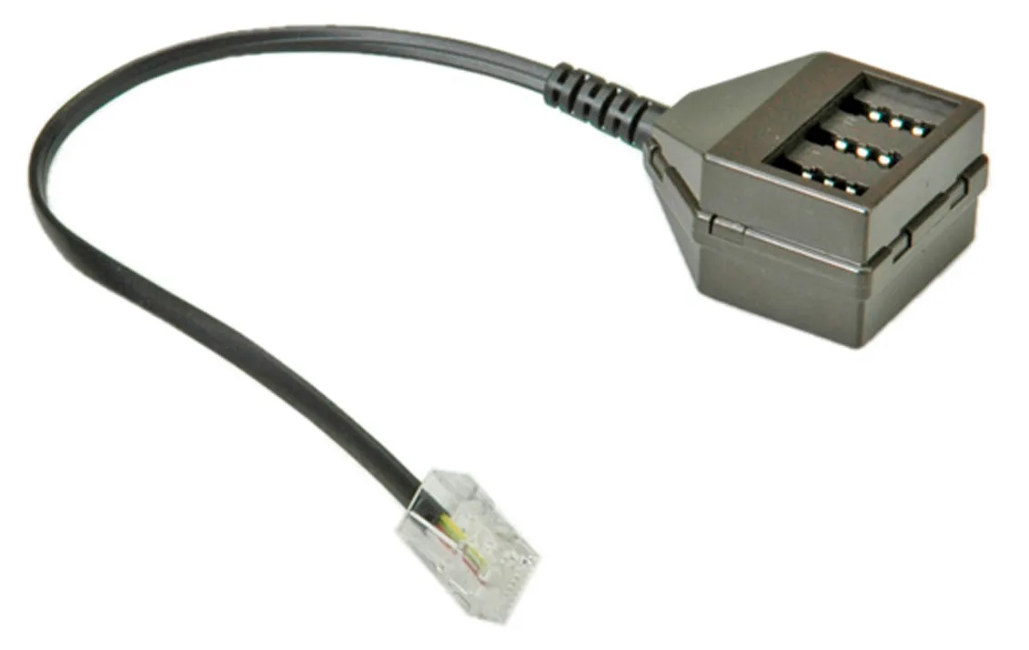 ROLINE Secomp - Telefonadapter - RJ-45 (M) zu TAE-NFN (W), Ansicht 2