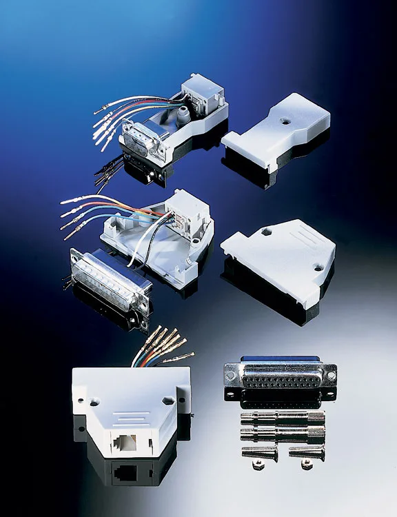 ROLINE Serieller Adapter - DB-25 (M) zu RJ-45 (W), Ansicht 2