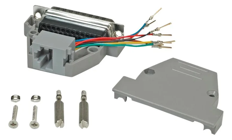 ROLINE Serieller Adapter - DB-25 (M) zu RJ-45 (W), Ansicht 3