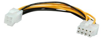ROLINE Stromkabel - 4 PIN ATX12V (M) bis 8-poliger PCIe Power (W) von LumaTech