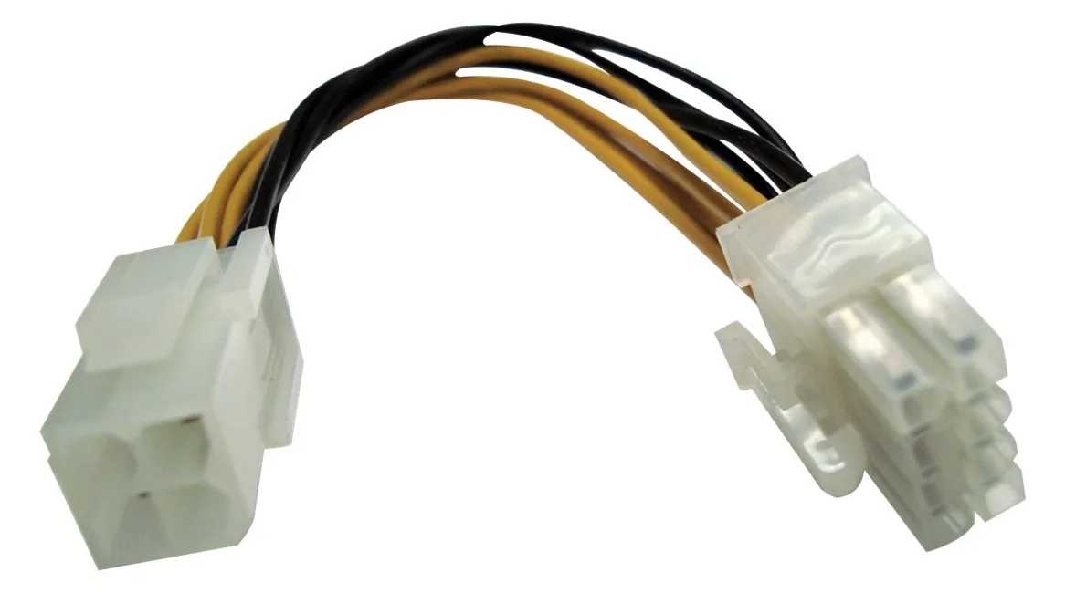 ROLINE Stromkabel - 4 PIN ATX12V (M) bis 8-poliger PCIe Power (W), Ansicht 3
