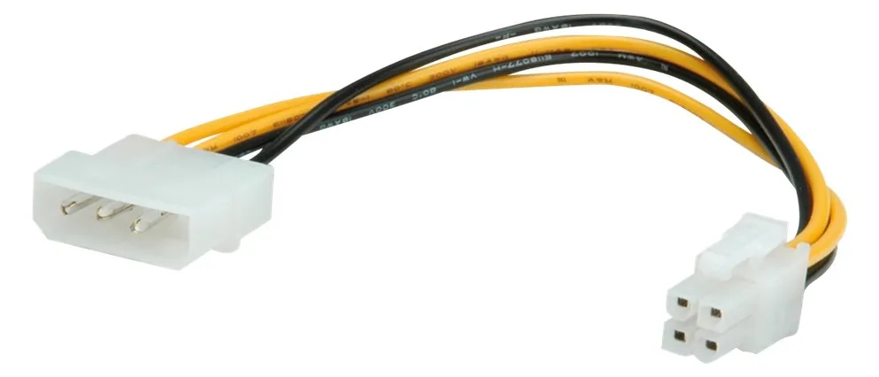 ROLINE Stromkabel - 4 PIN ATX12V (W) bis interne Stromversorgung, 4-polig (M), Ansicht 3