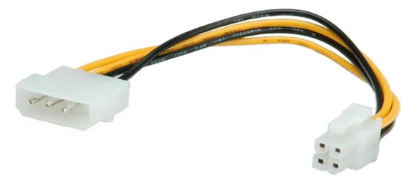 ROLINE Stromkabel - 4 PIN ATX12V (W) bis interne Stromversorgung, 4-polig (M), Ansicht 4