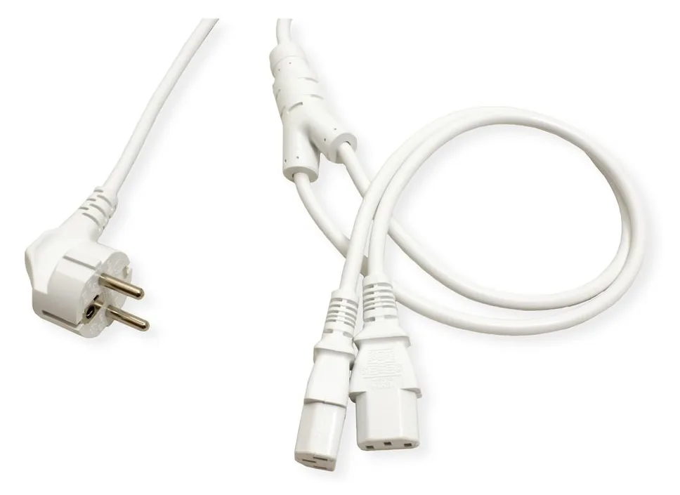ROLINE Stromkabel - CEE 7/7 (M) zu IEC 60320 C13, Ansicht 3