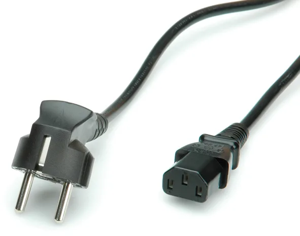ROLINE Stromkabel - CEE 7/7 (M) zu IEC 60320 C13, Ansicht 2