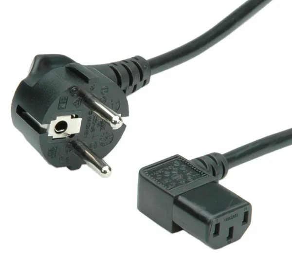 ROLINE Stromkabel - CEE 7/7 (M) zu IEC 60320 C13, Ansicht 2