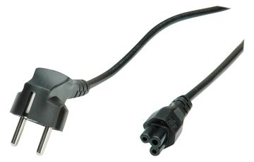 ROLINE Stromkabel - CEE 7/7 (M) zu IEC 60320 C5 von LumaTech