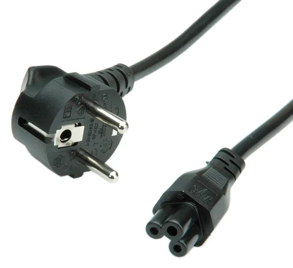 ROLINE Stromkabel - CEE 7/7 (M) zu IEC 60320 C5, Ansicht 2