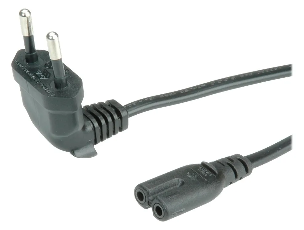 ROLINE Stromkabel - Eurostecker (M) bis IEC 60320 C7, Ansicht 3