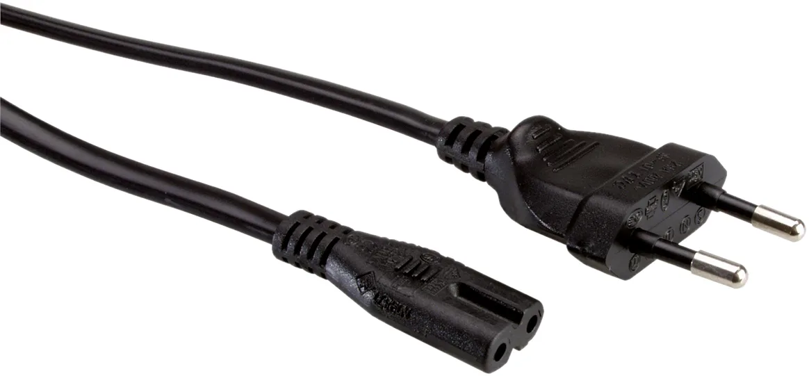 ROLINE Stromkabel - Eurostecker (M) bis IEC 60320 C7, Ansicht 2