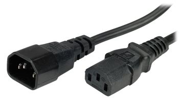 ROLINE Stromkabel - IEC 60320 C13 zu IEC 60320 C14 von LumaTech