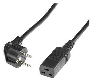 ROLINE Stromkabel - IEC 60320 C19 zu CEE 7/7 (M) von LumaTech