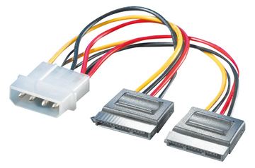 ROLINE Stromkabel - SATA-Stromstecker (M) von LumaTech