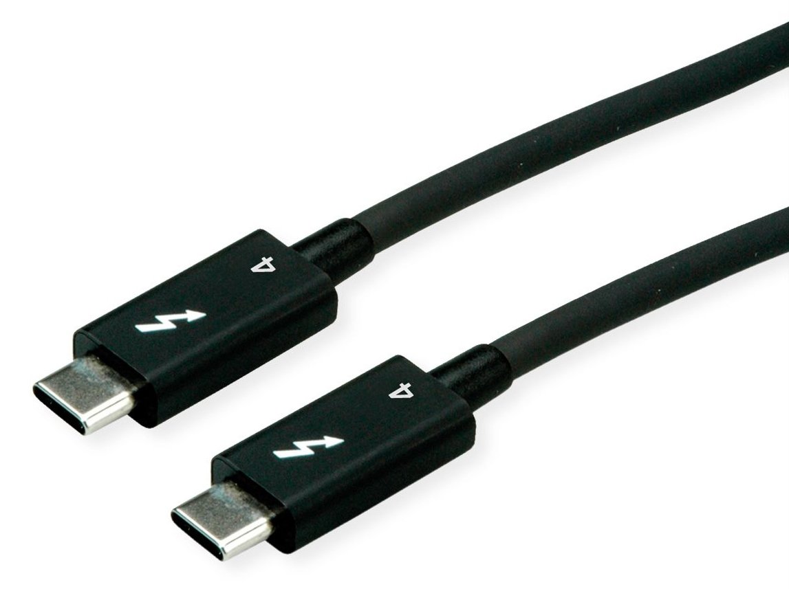 ROLINE Thunderbolt 4 Kabel C-C 40G 8K30 100W passiv 1.0m - Kabel - Digital/Daten von LumaTech