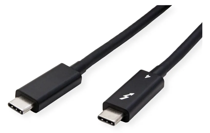 ROLINE Thunderbolt 4 Kabel C-C 40G 8K60 100W aktiv 1.5m - Kabel - Digital/Daten, Ansicht 3
