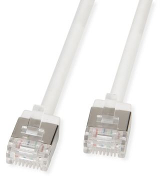 ROLINE U/FTP Patchkabel Kat.6A Ultra- kurzer RJ45 weiss 5m - Netzwerk - FTP von LumaTech