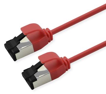 ROLINE U/FTP Patchkabel Kat.8.1 LSOH slim rot - Kabel - Netzwerk von LumaTech