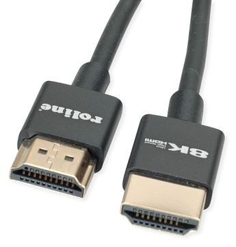 ROLINE Ultra HD HDMI Kabel Slim 8K60Hz Graphene ST/ST - Kabel - Digital/Daten von LumaTech