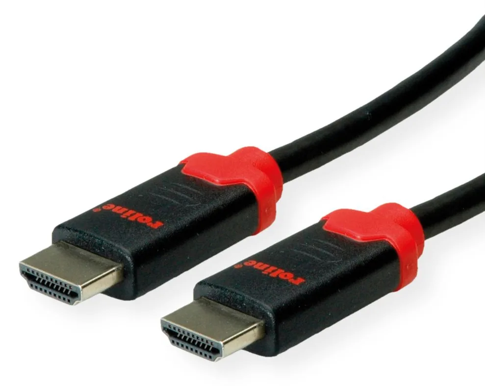 ROLINE Ultra High Speed - HDMI-Kabel - HDMI männlich zu HDMI männlich - 1.5 m - Doppelisolierung - Schwarz, Ansicht 2