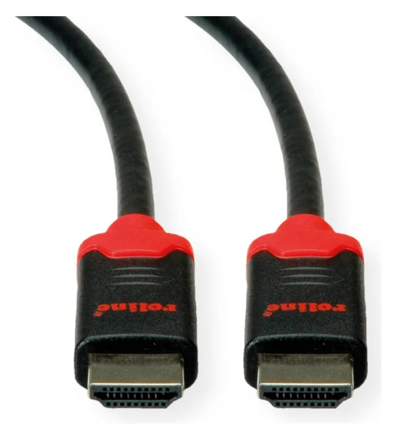 ROLINE Ultra High Speed - HDMI-Kabel - HDMI männlich zu HDMI männlich - 3 m - Doppelisolierung - Schwarz, Ansicht 3