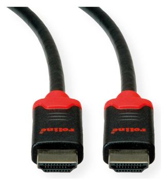 ROLINE Ultra High Speed - HDMI-Kabel - HDMI männlich zu HDMI männlich - 5 m - Doppelisolierung - Schwarz von LumaTech