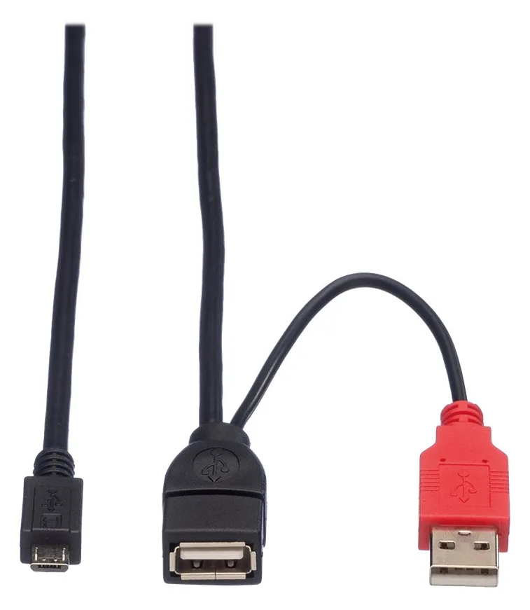 ROLINE USB- / Stromkabel - Micro-USB Typ B (M), Ansicht 4